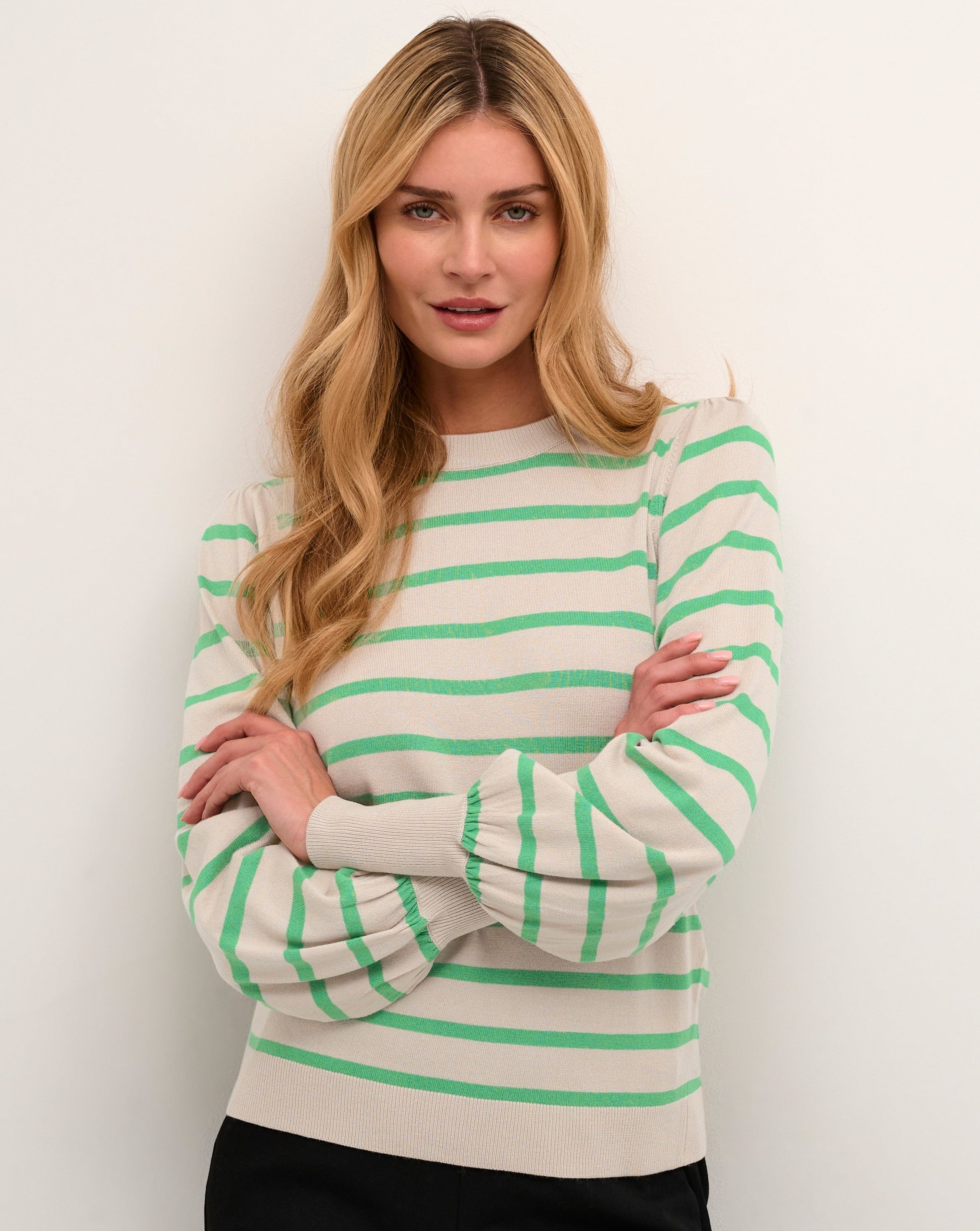 Kalizzy Stripe Knit Pullover