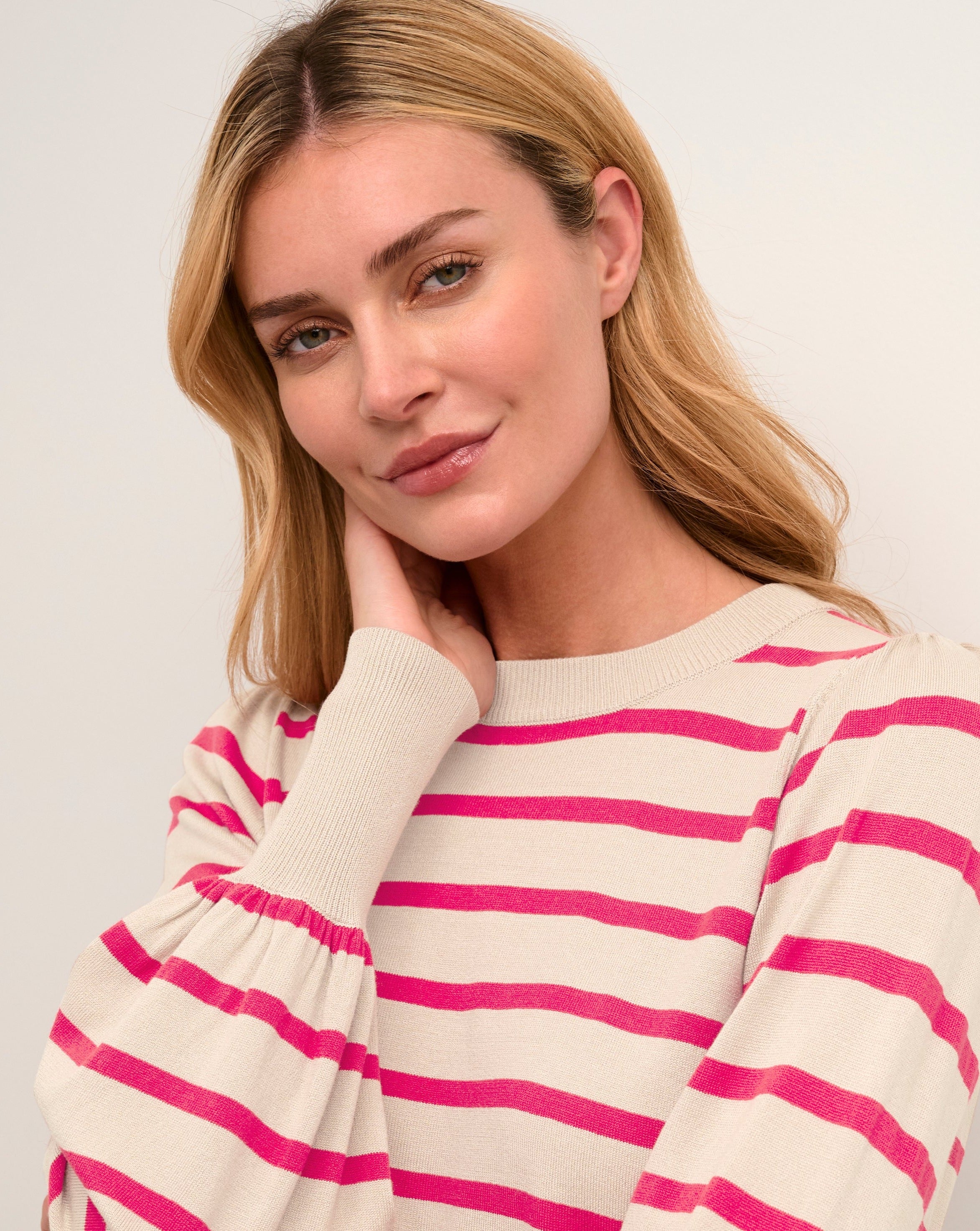 Kalizzy Stripe Knit Pullover